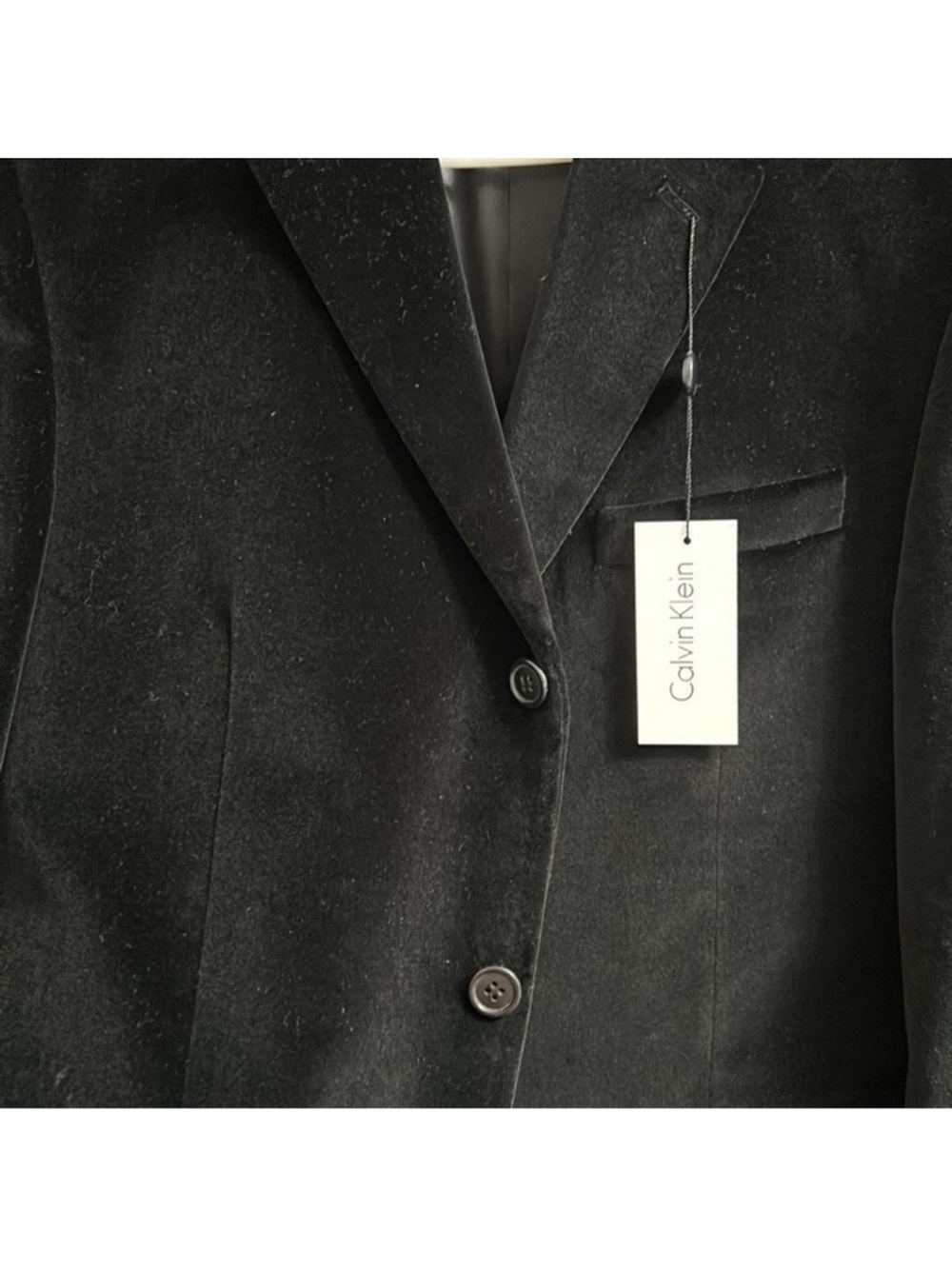Calvin Klein Men’s Black Blazer - Classic Single-Breasted Jacket NWT - Picture 7 of 7